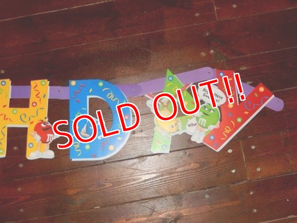 画像4: ct-140429-39 Mars / m&m's 2000's HAPPY BIRTHDAY Garland