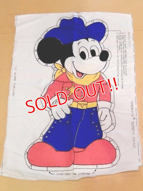 画像1: ct-170511-24 Mickey Mouse / 1970's Pillow Doll Kit