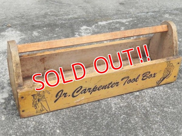 画像1: dp-170511-18 Vintage Wood Tool Box