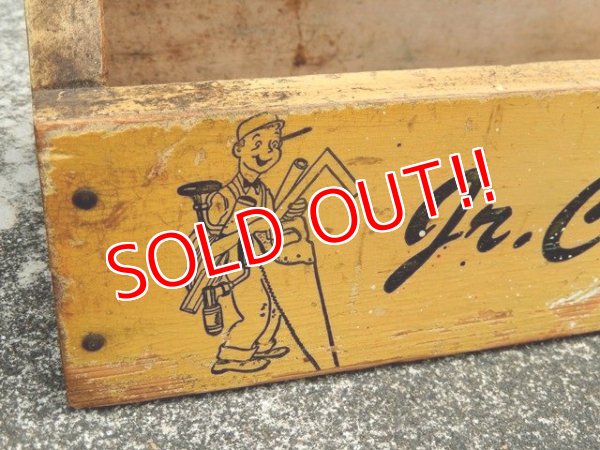 画像2: dp-170511-18 Vintage Wood Tool Box