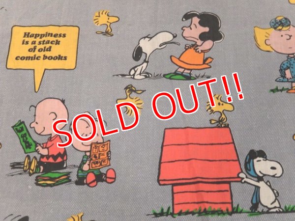 画像4: ct-170601-12 PEANUTS / 1970's Flat Sheet (Twin)