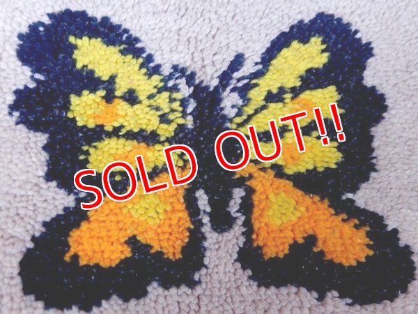 画像2: dp-170601-20 1970's Butterfly Mat