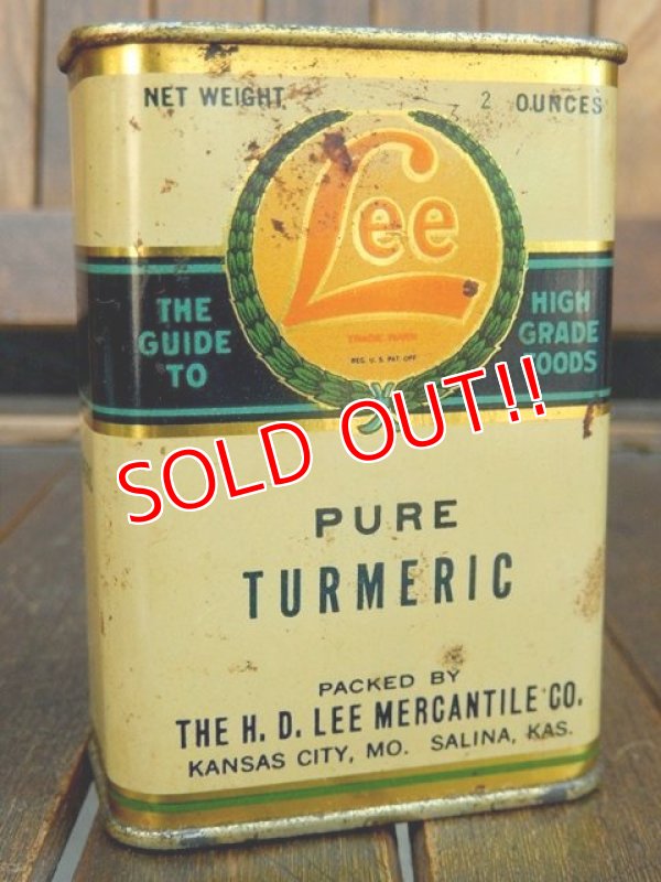 画像2: dp-170601-25 Lee / 1930's-1940's Pure Turmeric Can