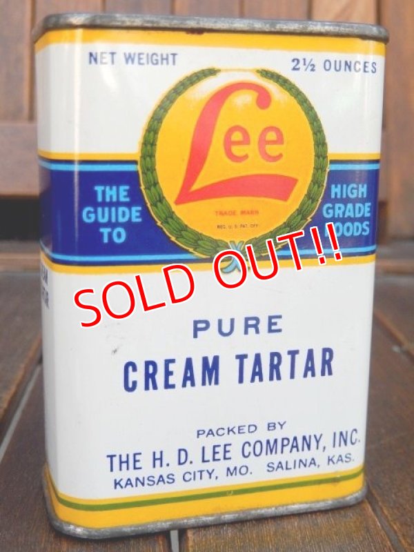 画像1: dp-170601-24 Lee / 1930's-1940's Pure Cream Tartar Can