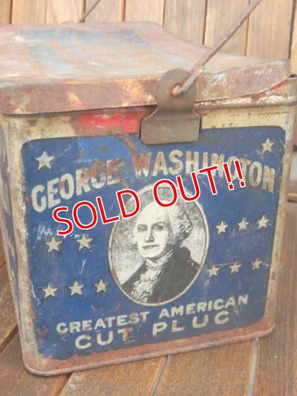 画像3: dp-170601-15 George Washington / 1910-1920 Cut Plug Smoke Can