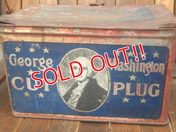 画像5: dp-170601-15 George Washington / 1910-1920 Cut Plug Smoke Can