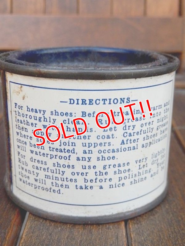 画像4: dp-170601-31 Huberd's / 1960's Shoe Grease Can