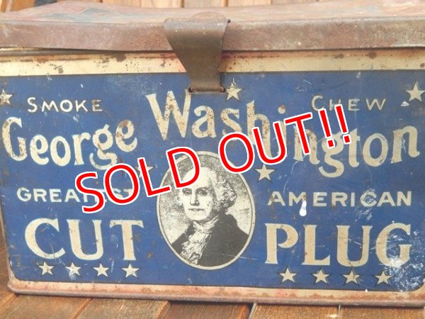 画像2: dp-170601-15 George Washington / 1910-1920 Cut Plug Smoke Can
