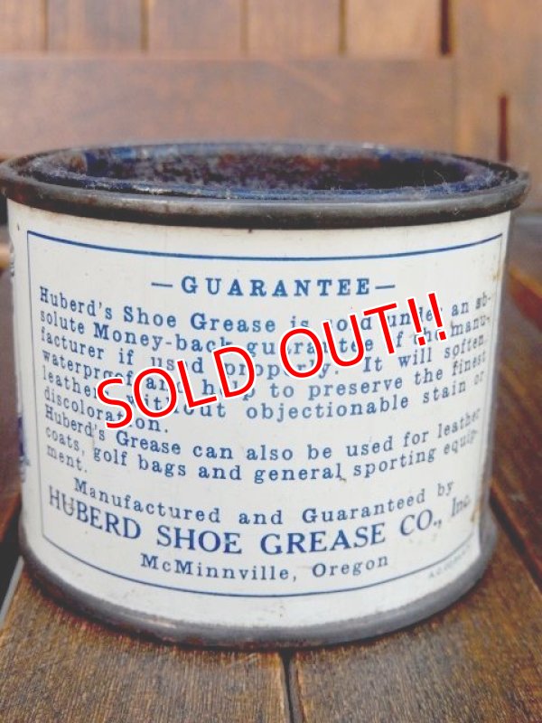 画像3: dp-170601-31 Huberd's / 1960's Shoe Grease Can