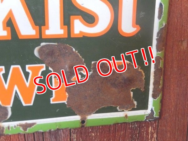 画像3: dp-170601-07 Sunkist / 1930's-1940's Porcelain Sign