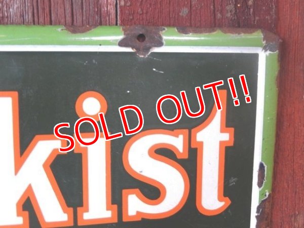 画像5: dp-170601-07 Sunkist / 1930's-1940's Porcelain Sign