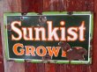 画像1: dp-170601-07 Sunkist / 1930's-1940's Porcelain Sign