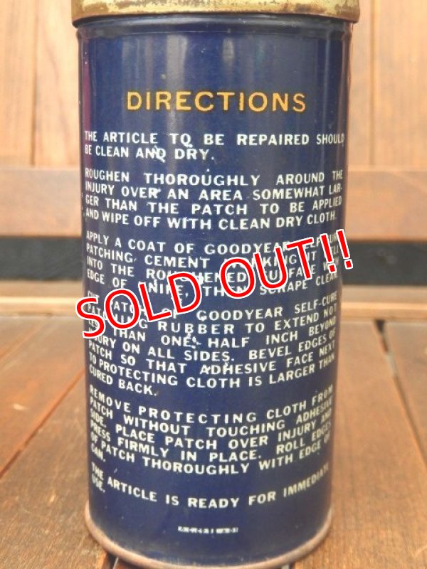 画像4: dp-170601-16 Goodyear / 1950's Tube Repair Kit Can