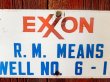 画像2: dp-170601-12 EXXON / 1960's Metal Sign