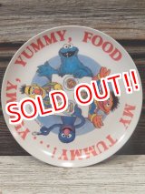 画像: ct-170605-18 Sesame Street / 1980's Plastic Plate