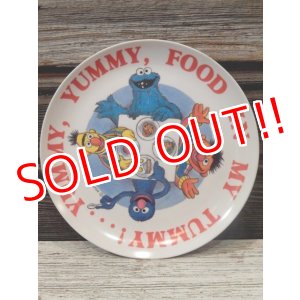 画像: ct-170605-18 Sesame Street / 1980's Plastic Plate