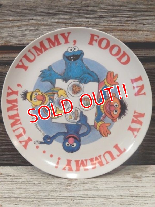 画像1: ct-170605-18 Sesame Street / 1980's Plastic Plate