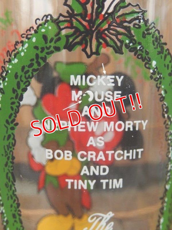 画像5: gs-170605-01 Mickey Mouse & Morty / Coca Cola "Mickey's Christmas Carol" 1982 Glass