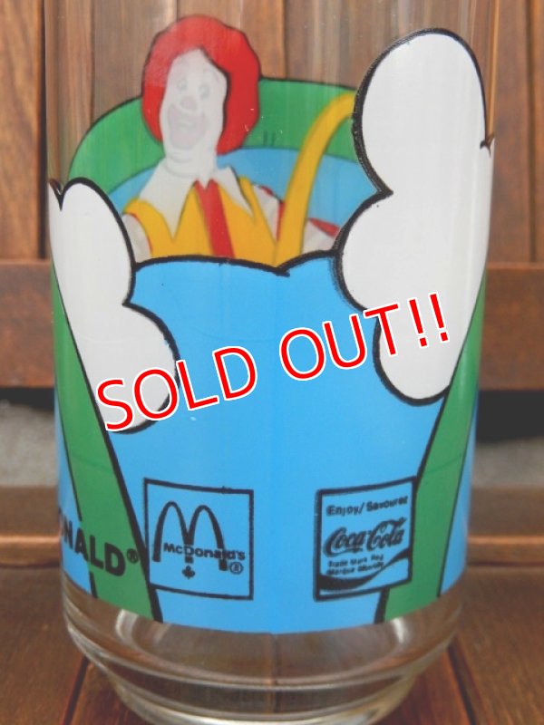 画像4: gs-170605-03 McDonald's Canada / 1980's Ronald McDonald Glass