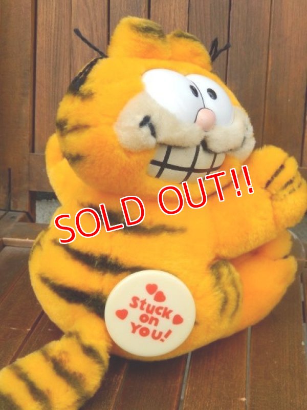 画像8: ct-170605-26 Garfield / R.DAKIN 1980's Plush Doll "Stuck on You!"