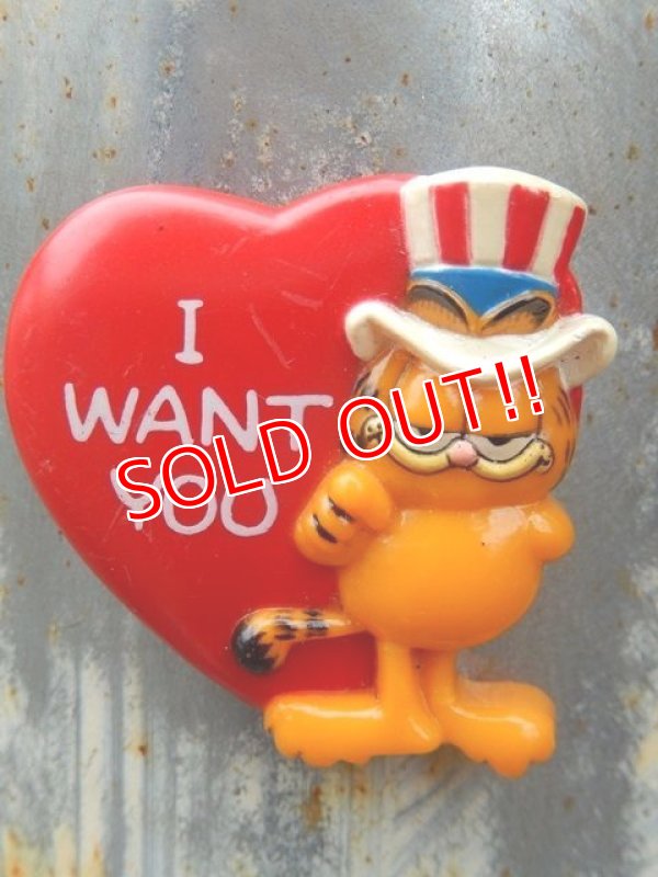 画像1: ct-170605-22 Garfield / 1978 Magnet "Uncle Sam"