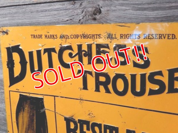 画像2: dp-170701-13 Dutchess Trousers / 1920's-1930's Advertising Sign