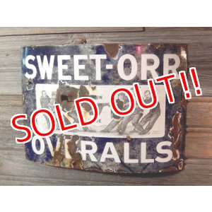 画像: dp-170701-11 SWEET-ORR / 1920's-1930's Porcelain Sign