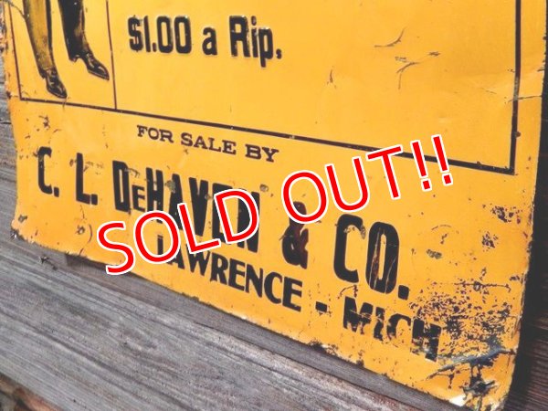 画像5: dp-170701-13 Dutchess Trousers / 1920's-1930's Advertising Sign