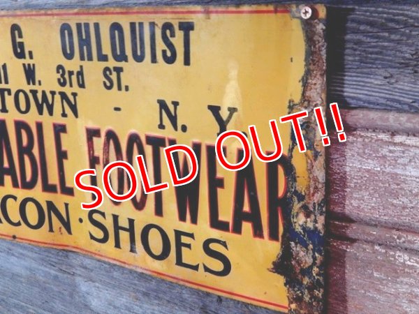 画像5: dp-170701-10 Beacon Shoe / 1930's-1940's Tin Sign