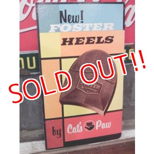 画像: dp-170701-27 Cat's Paw / 1950's-1960's Cardboard Sign