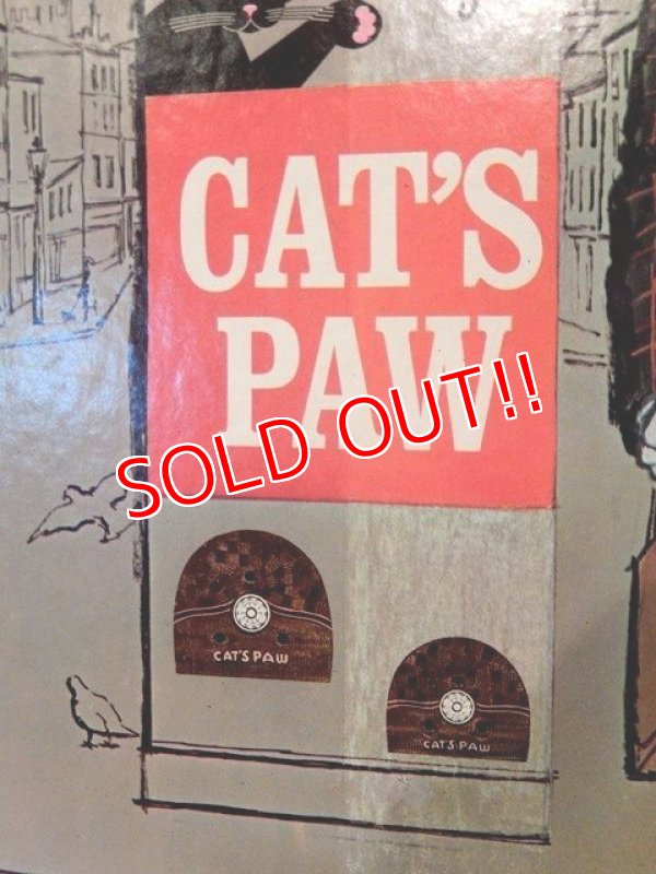 画像3: dp-170701-26 Cat's Paw / 1950's-1960's Cardboard Sign