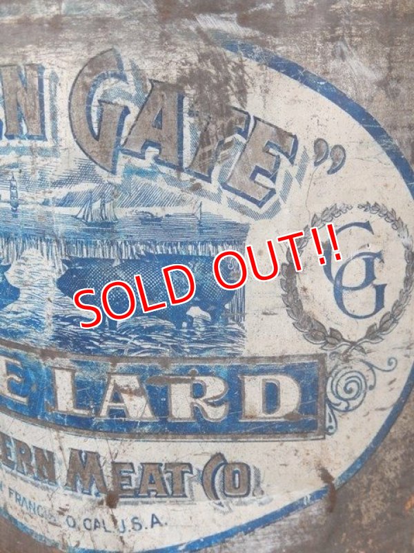 画像4: dp-170701-05 Golden Gate Pure Lard / 1930's Lard Can