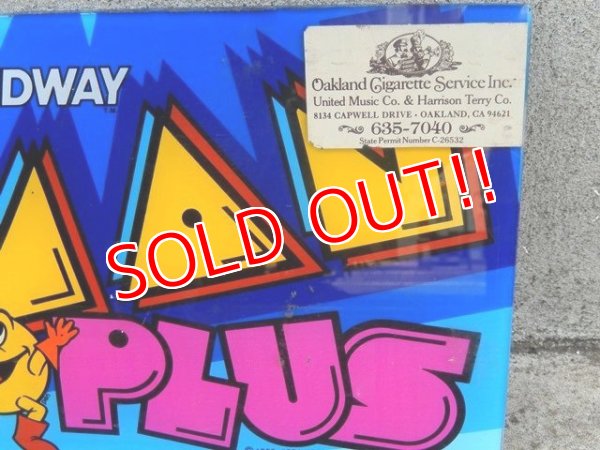 画像4: ct-170701-35 PAC-MAN PLUS / 1980's Arcade Game Sign