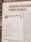 画像5: ct-170701-08 Kentucky Fried Chicken(KFC) / Colonel Sanders 1960's Christmas Song Record