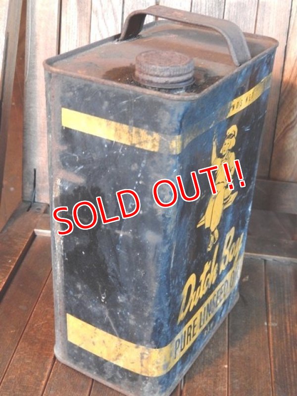 画像5: dp-170803-16 Dutch Boy / Vintage Pure Linseed Oil Can 