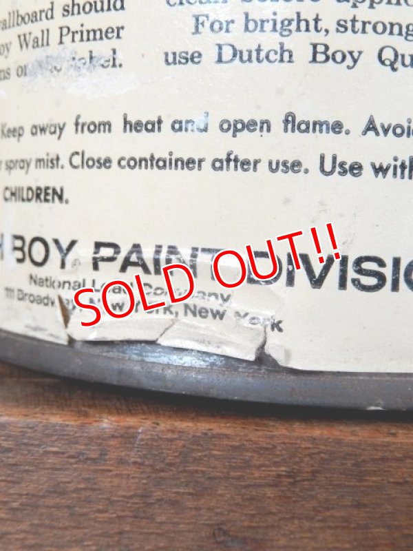 画像7: dp-170803-29 Dutch Boy / Vintage Diamond White Enamel Can