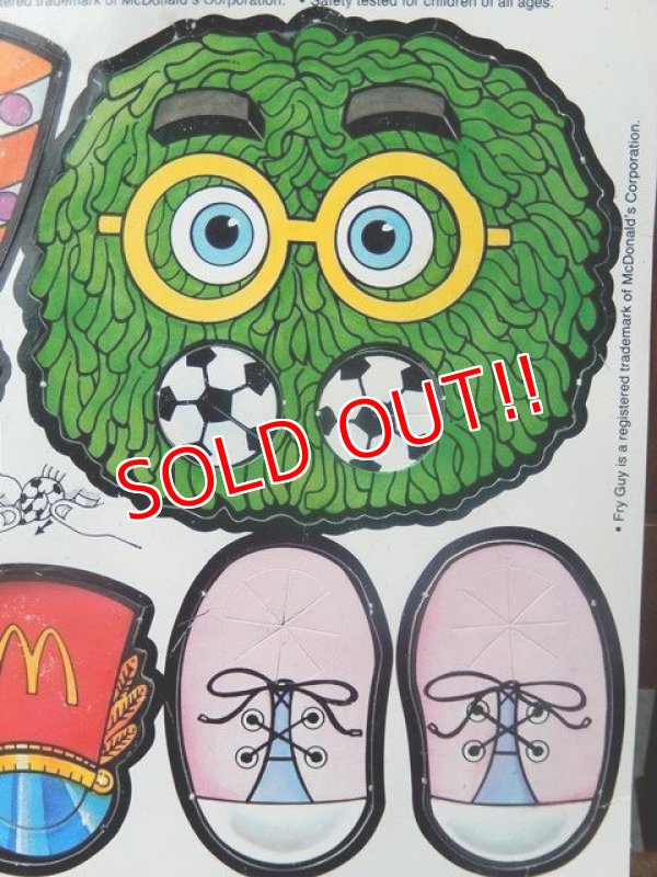 画像3: ct-170808-02 McDonald's / 1988 Paper Puppet