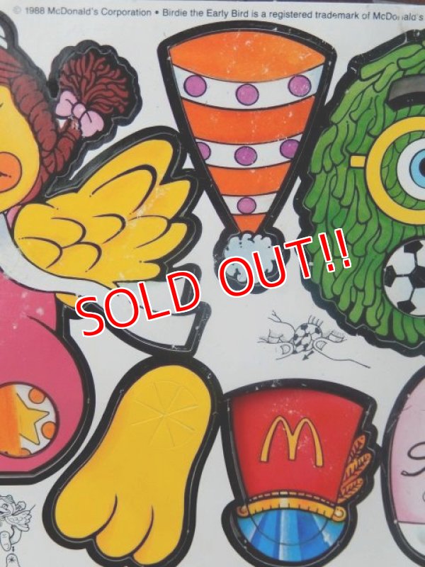 画像4: ct-170808-02 McDonald's / 1988 Paper Puppet