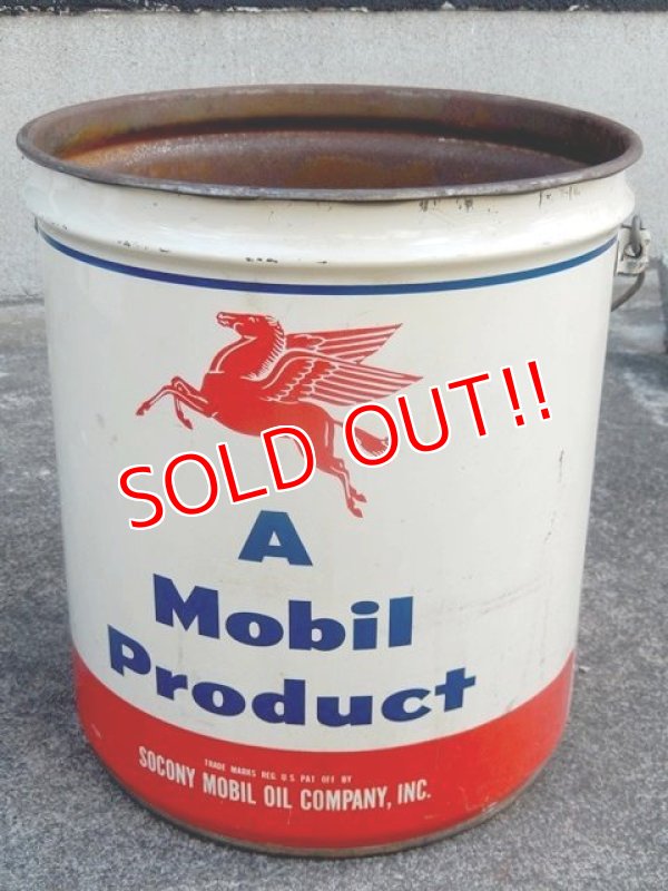 画像1: dp-170810-15 Mobil / 1950's 5 Gallon Oil Can