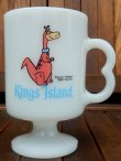 画像1: ct-170803-21 Dino / Federal 1980's "Kings Island" Footed Mug
