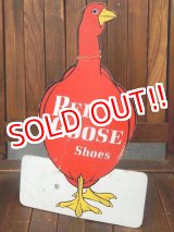 画像: dp-170803-25 Red Goose Shoes / Vintage Cardboard Sign