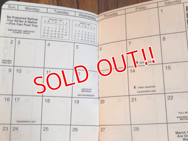 画像4: ct-170803-02 Smokey Bear / 1997 Appointment Book