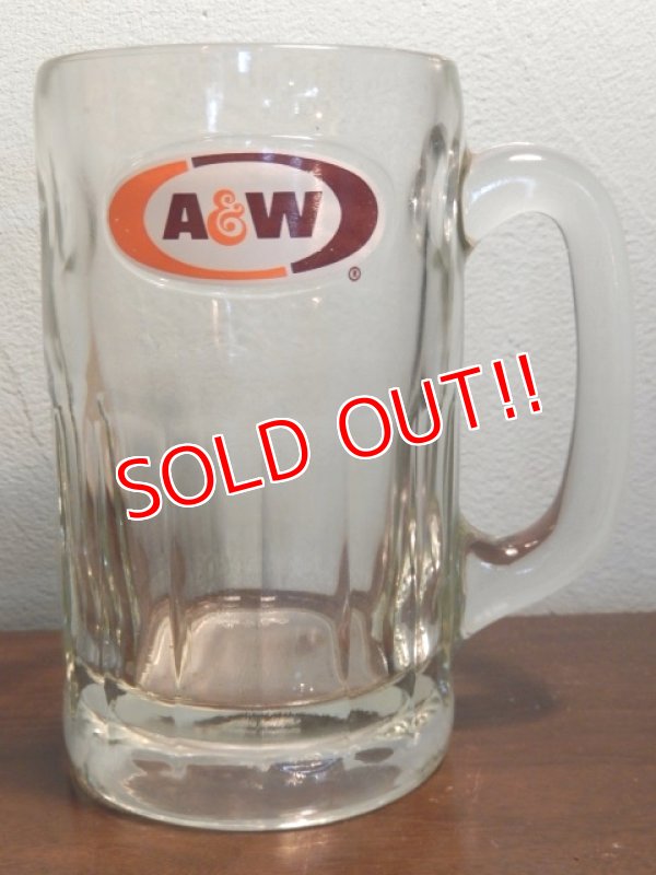 画像1: gs-141101-184 A&W / 1960's-1970's Logo Beer Mug