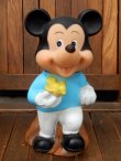 画像1: ct-170901-14 Mickey Mouse / 1970's-1980's Rubber Doll (Mexico)