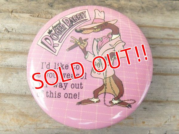画像1: ct-141216-12 Roger Rabbit / 1987 Pinback (S)