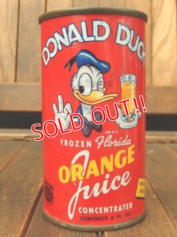 画像1: ct-170901-01 Donald Duck / 1942 Orange Juice Can