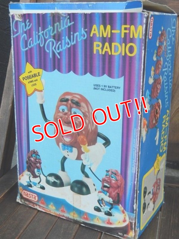 画像12: ct-170901-42 California Raisins /  1988 AM-FM Radio