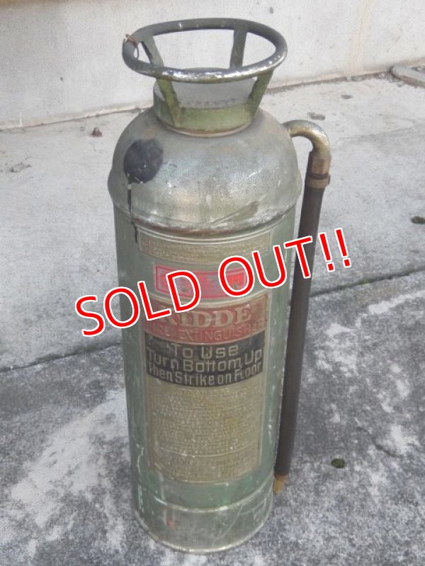 画像1: dp-170901-10 1940's Metal Fire Extinguisher