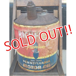 画像: dp-170901-13 RICHFIELD / 1960's-1970's 5 Gallon Oil Can