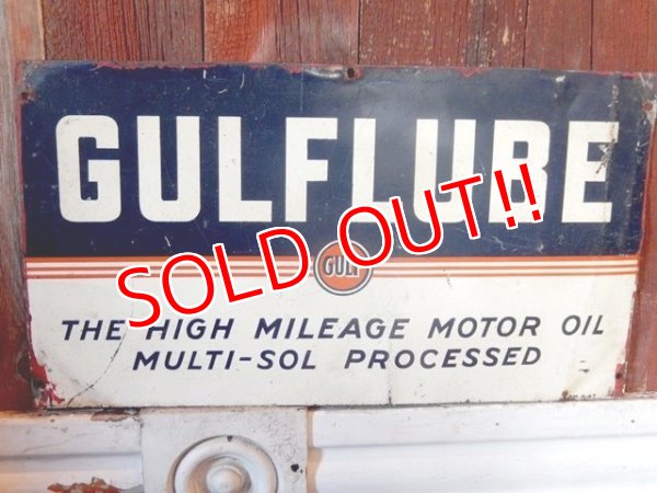 画像1: dp-170901-06 GULF/ 1940's Metal Sign